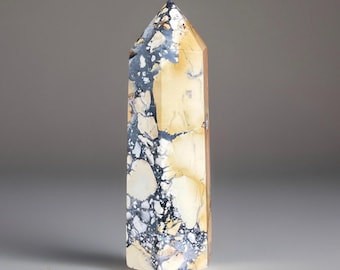 Maligano Jasper Tower / Eclipse Stone / Energy Flow Crystal Point / Crystal Grids & Meditation