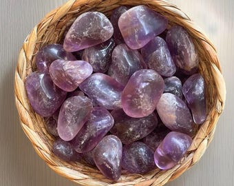 Ametrine Tumled Crystal, Natural Bolivian Ametrine, River Polish Ametrine Gemstone, Lapidary Polished Stone