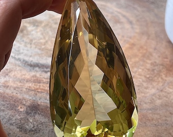 Citrine Pear Cut 303.40 Ctw, Fine Quality Collector’s Gemstones, Natural Citrine High Quality