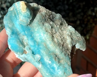 Blue Aragonite Large Natural Specimen