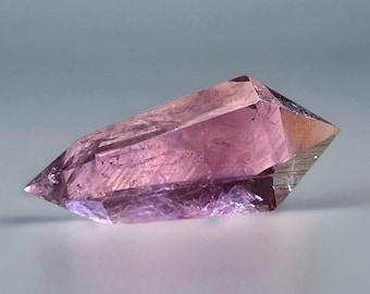 Amethyst Double Point Crystal, Unique Purple Gemstone DT Point