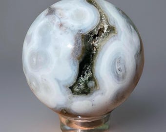 8th Vein Ocean Jasper Sphere