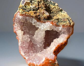 Egyptian Pink Amethyst Flower Cluster, Rare Amethyst Geode Specimen, Unique Natural Crystals