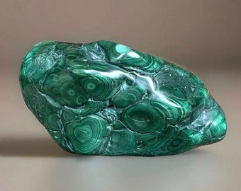 Malachite Giant Nugget 3 lb 14 oz, Natural Malachite Collectors Statement Specimen, Unique Green Crystals