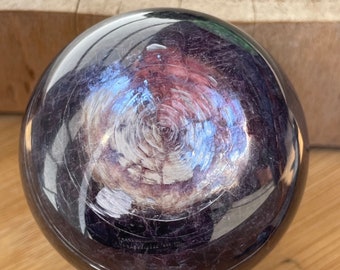 Gem Lepidolite Big sphere with Purple Blue Silver Color, Lepidolite Collector Grade Crystal Sphere