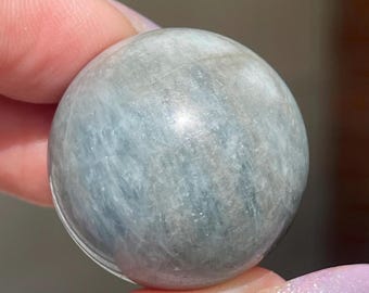Natural Aquamarine Sphere with soft Blue Color ( 404 )