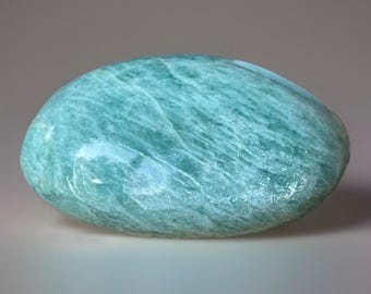 Amazonite Large Palmstone / Hope Stone, Crystal Polished Freeform, Pocket Travel Crystals