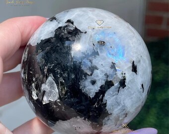 Rainbow Moonstone High Quality Statement Sphere - #90