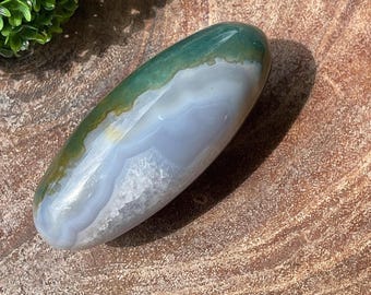 Agate in Sea Jasper Large Shiva  - #70