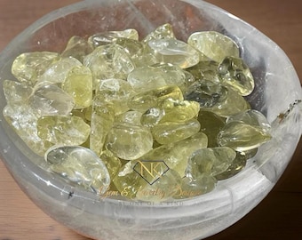 Citrine Tumbled Nuggets • Gemstone Gift Bag • Birthday Wedding Party Valentine’s Day Easter favors • Crystals gift for EVERY Holiday