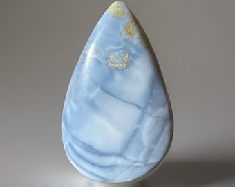 Blue Opal Flat Back Small Palm - Cabochon Gemstone