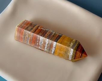 Tiger Iron Tower: Natural Crystal Home Decor (467)