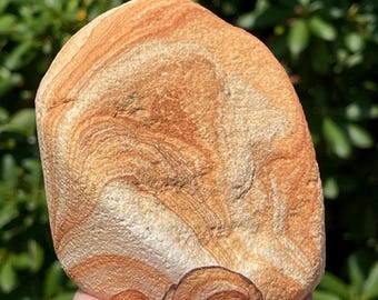 Arizona Sandstone Freeform: Natural Stone Sculpture 4.5 inches, Crystals for Gifting Decorating