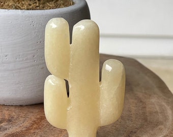Calcite Cactus Carving