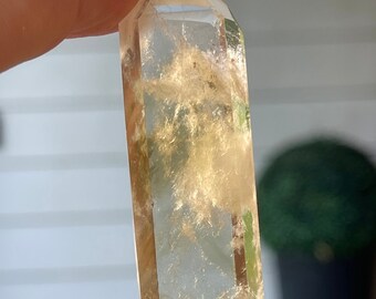 Citrine Point with Phantoms Bicolor HQ Crystal Gemstone - #91