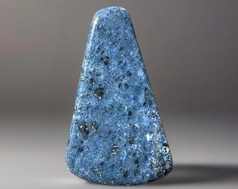Dumortierite Quartz cabochon Slice Mirror Polished, Rare Blue Quartz crystal Gemstone