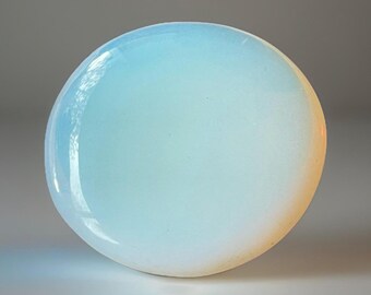 Opalite Cookie Crystal Flat: Polished Pocket Round