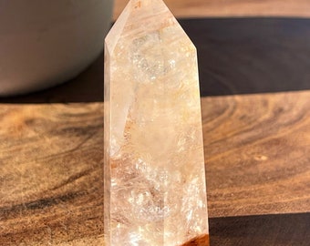 Fire Quartz Crystal Tower