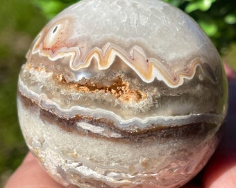 Mexican Agate Sphere - H