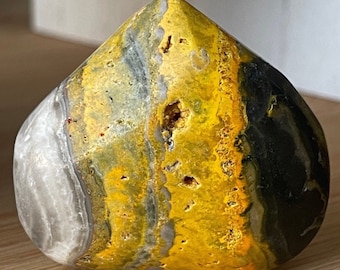 Jasper Heart Orange Yellow Grey Black White  | AAA grade Crystal Collectors quality
