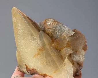Dogtooth Calcite Statement Crystal Specimen - 3 lbs 7.8 oz, Cabinet Display Mineral