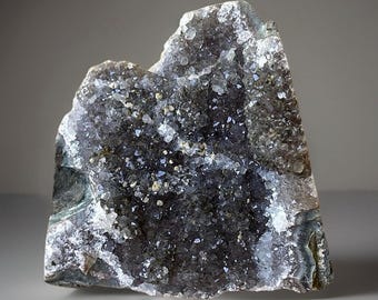 Black Amethyst Cutbase Cluster Specimen - #77