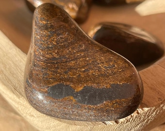 Bronzite Large Crystal Tumble Stone - polished pocket crystal