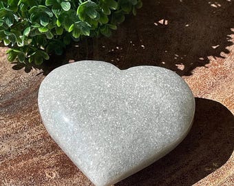 Sage Mica Aventurine Shimmering Heart - No. 60