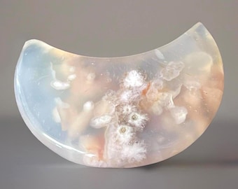 Flower Agate Jelly Crystal Moon (88)