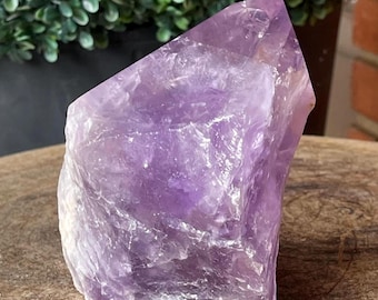Bolivian Amethyst Point, Etched Crystal Formation, Collector Decor