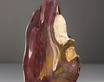 Mookaite Crystal Slab, Colorful Australian Mookite, Unique Crystal Rock specimen, Natural Mookite Slice
