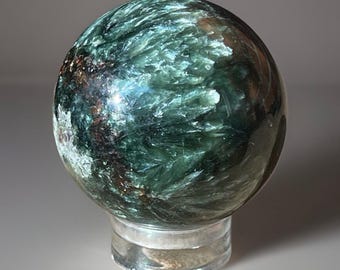 Seraphinite HQ Sphere with Beautiful Unique Patterns