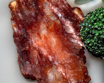 Fire Quartz Big Slab with Rainbows High Quality, AAA Grade Collectors Edition Statement Crystal Gift, No.49