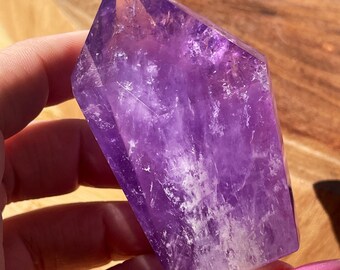 Ametrine Tower, High Quality Amethyst, Citrine Point, Crystal Tower, Polished Crystal Point