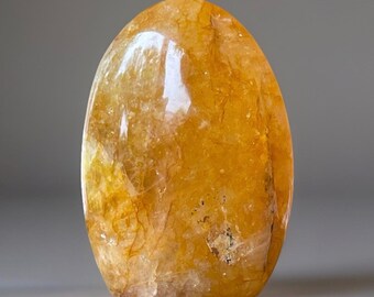 Ferruginous Quartz Freeform • Natural Golden Healer Quartz Flame • Crystals for Gifting & Collecting