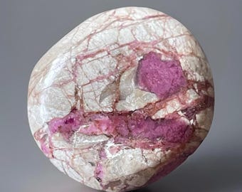 Cobalto Calcite Small Cookie Flat Crystal, Collector’s Congo cobaltoan calcite, HQ Crystals A Must-Have Collectible