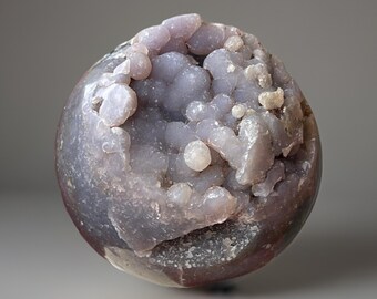 Grape Agate Sphere • Natural Sparkly Grape Agate Specimen • Botryoidal Quartz Chalcedony Mineral