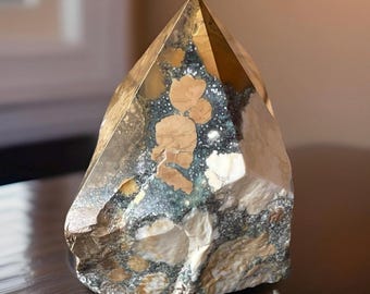 Cobra Jasper Top Polished Rough Crystal Point (499)