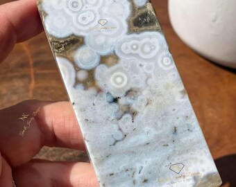 8th Vein Druzy Ocean Jasper Slab