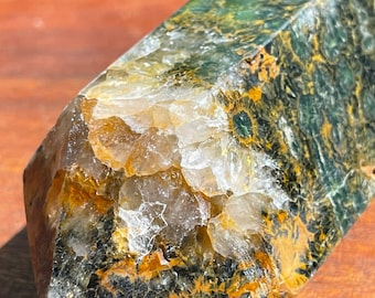 Flower Ocean Jasper Druzy Tower