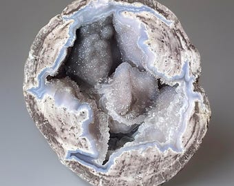 Dugway Geode Specimen, Quartz and Chalcedony Large Geode from Dugway, Utah