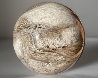 Thousand Layers Garden Quartz Sphere, Scenic Lodolite Crystal Ball, Unique Natural Quartz Display, Collectible Crystal Sphere