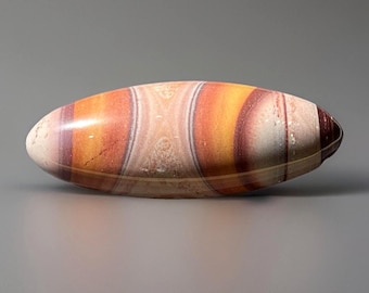 Narmada River Shiva Lingam, XL Colorful Shiva From India, Narmada Shiva Lingam Polished Crystal