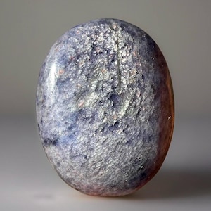 Iolite Palm with Pink Silver flashes, AAA Iolite Rare Find Crystals, Cordierite, Dichroite, Water Sapphire