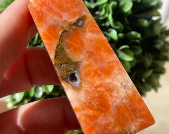 Sunstone Bright Orange Tower Stone of Joy