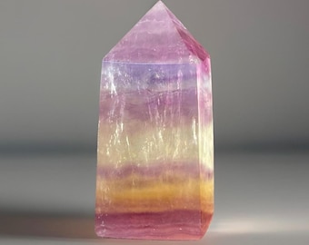 Pink Candy Fluorite Tower Crystal Point (246)