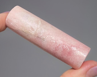 Rare Pink Petalite Cylinder: Collectors Flashy Chatoyant Crystal (16)