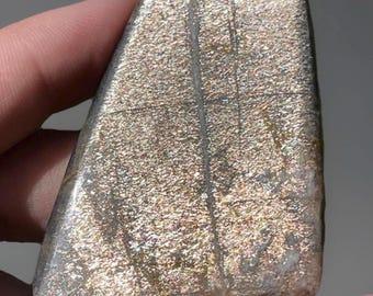 Lattice Black Sunstone Freeform, AAA Grade Crystal Gifts, Rare Crystals, Confetti sunstone