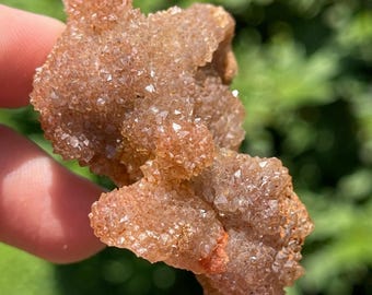 Egyptian Red Amethyst Cluster - Rare Natural Crystal Specimen - Collector's Mineral Display Piece - #2FLR