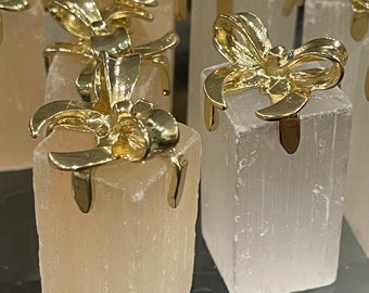 Selenite Crystal Gift Box | Orange Selenite | White Selenite | Perfect Gift for Mother’s Day